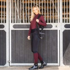 B Vertigo Women's Evelina Full Seat Winter Tights - Dark Navy -Equestrian Supplies Shop 716812 800 800